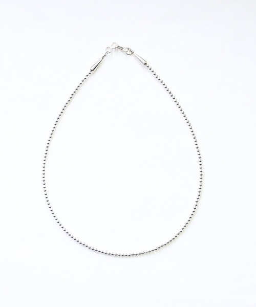 ERICKA NICOLAS BEGAY(エリッカ ニコラス ビゲイ)の「【ERICKA NICOLAS BEGAY】 NAVAJO PEARL NECKLACE / 3-45(ネックレス・メンズ・シルバー系1/シルバー系2・45)」の1枚目の写真