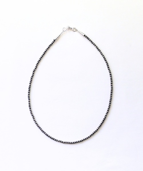 ERICKA NICOLAS BEGAY(エリッカ ニコラス ビゲイ)の「【ERICKA NICOLAS BEGAY】 NAVAJO PEARL NECKLACE / 3-45(ネックレス・メンズ・シルバー系1/シルバー系2・45)」の2枚目の写真