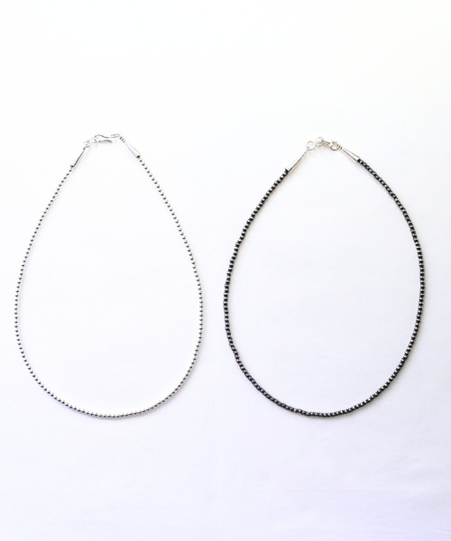 ERICKA NICOLAS BEGAY(エリッカ ニコラス ビゲイ)の「【ERICKA NICOLAS BEGAY】 NAVAJO PEARL NECKLACE / 3-45(ネックレス・メンズ・シルバー系1/シルバー系2・45)」の4枚目の写真