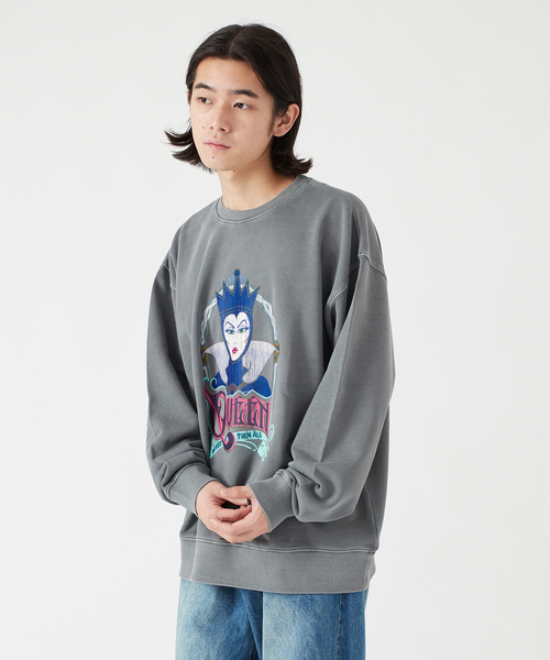 B.C STOCK(ベーセーストック)の「《追加》【DISNEY / ディズニー】別注 ヴィランズ クルーネックスウェット(スウェット・メンズ・ブラック系その他/ブラックミックス/ブラック・MEDIUM/LARGE)」の6枚目の写真