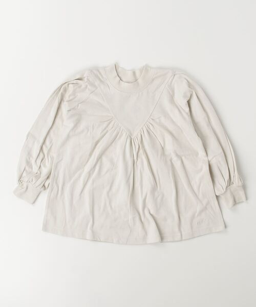 NHT（エヌエイチティー）の「NHT/エヌエイチティー サンカクヨークロングＴシャツ（Tシャツ/カットソー・キッズ・アイボリー/ブラック・120cm/130cm/140cm/150cm/160cm/110cm）」の12枚目の写真