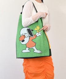 ANITA BILARDI | 【ANITA BILARDI】スヌーピープリントラフィアバッグ(Q56322)(トートバッグ)