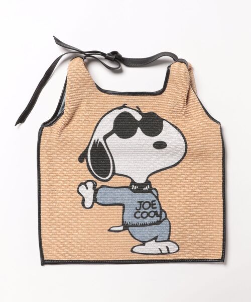 ANITA BILARDI(アニタビラルディ)の「【ANITA BILARDI】スヌーピープリントラフィアバッグ(Q56322)(トートバッグ・レディース・ベージュ/グリーン/ブラウン・ALL)」の12枚目の写真