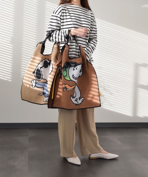 アニタビラルディ × PEANUTS / スヌーピー ラフィア トートバッグ 楽天市場】【7/18～21限定・最大2万円OFFクーポン配布中】Anita