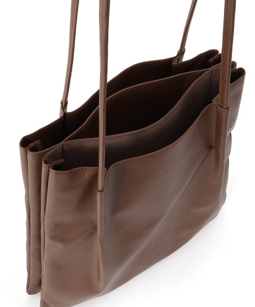 ROPE' PICNIC(ロペピクニック)の「【A4対応・洗える】3層ミドルトートバッグ/通勤対応・新色追加(トートバッグ・レディース・ブラック/ブラウン/シルバー/ライトグリーン/キナリ/ホワイト系その他4/ピンク系その他2・FREE)」の10枚目の写真