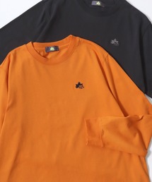 LOGOS（ロゴス）の「2025SS LOGOS/ロゴス ワンポイント刺繍 ロンT 長袖 レディース メンズ（Tシャツ/カットソー・メンズ）」