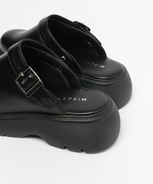 LEPSIM(レプシィム)の「2WAY厚底サボ 320040(サンダル・レディース・ブラック・LARGE/MEDIUM)」の7枚目の写真