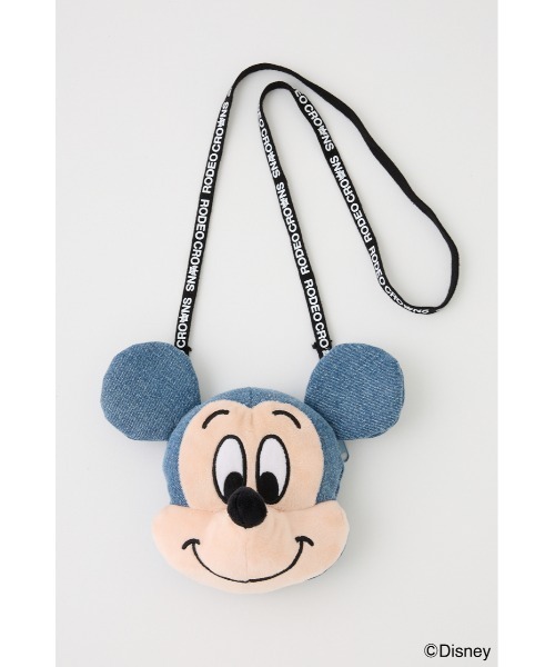 RODEO CROWNS WIDE BOWL（ロデオクラウンズワイドボウル）の「(ミッキー＆ミニー)デニムポーチ（ショルダーバッグ・レディース・イエロー系その他/ピンク系その他・FREE）」の10枚目の写真