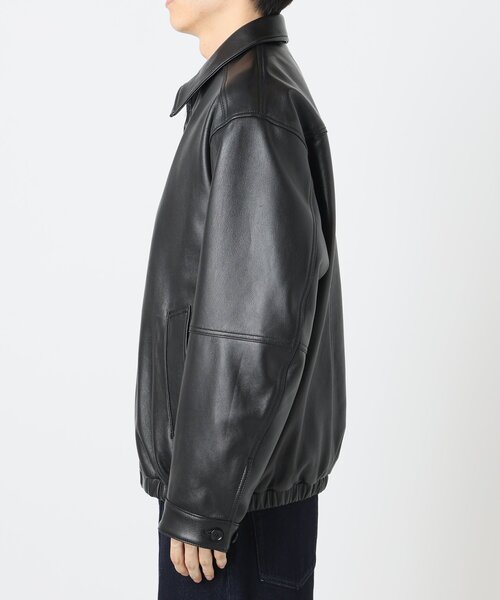 SKOOKUM（スクーカム）の「《追加》SKOOKUM / スクーカム 別注 シープレザー ジップジャケット（ライダースジャケット・メンズ・ブラック・LARGE/MEDIUM）」の13枚目の写真