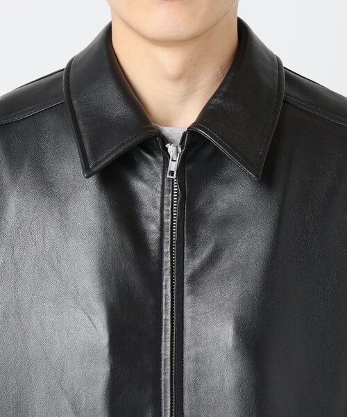 SKOOKUM（スクーカム）の「《追加》SKOOKUM / スクーカム 別注 シープレザー ジップジャケット（ライダースジャケット・メンズ・ブラック・LARGE/MEDIUM）」の15枚目の写真