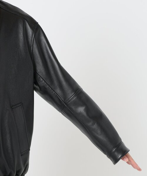 SKOOKUM（スクーカム）の「《追加》SKOOKUM / スクーカム 別注 シープレザー ジップジャケット（ライダースジャケット・メンズ・ブラック・LARGE/MEDIUM）」の17枚目の写真