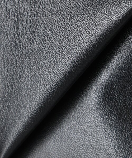 SKOOKUM（スクーカム）の「《追加》SKOOKUM / スクーカム 別注 シープレザー ジップジャケット（ライダースジャケット・メンズ・ブラック・LARGE/MEDIUM）」の8枚目の写真