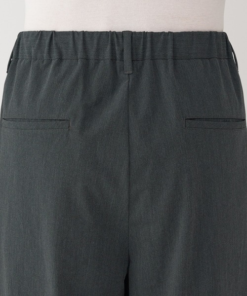 無印良品(ムジルシリョウヒン)の「紳士 乾きやすいイージータックワイドパンツ(その他パンツ・メンズ・チャコールグレー/ブラック/ブラウン系・S/M/L/XL)」の15枚目の写真