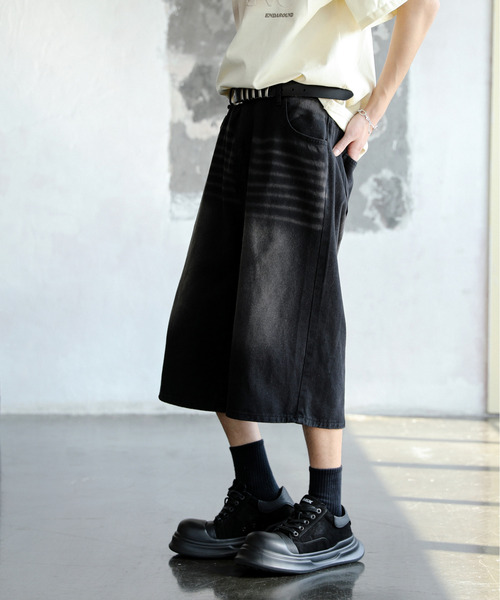 SENEE ルーズヴィンテージライクデニム　ブルー　S loose vintage like denim（ルーズビンテージライクデニム