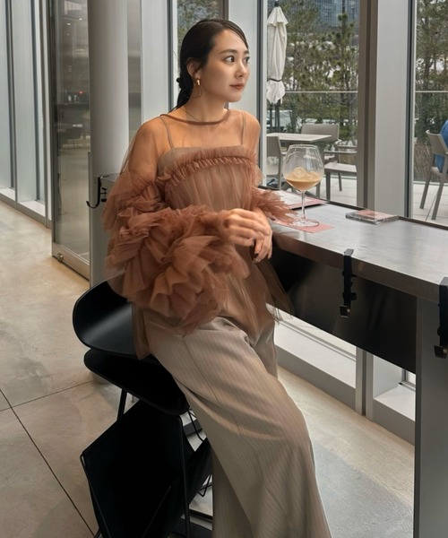 アンドレスド　オールインワン double cross all in one dress | ANDRESD