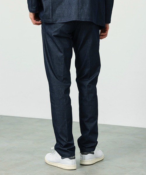 EDWIN（エドウィン）の「EDWIN エドウィン デニスラ テーパード スラックス デニムパンツ ストレッチ ビジネス（その他パンツ・メンズ・グレー/ブラック/ネイビー・SMALL/MEDIUM/LARGE/X-LARGE）」の9枚目の写真
