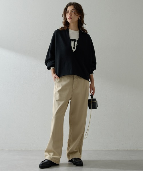 スウェットVネックプルオーバー2（スウェット）｜Whim Gazette