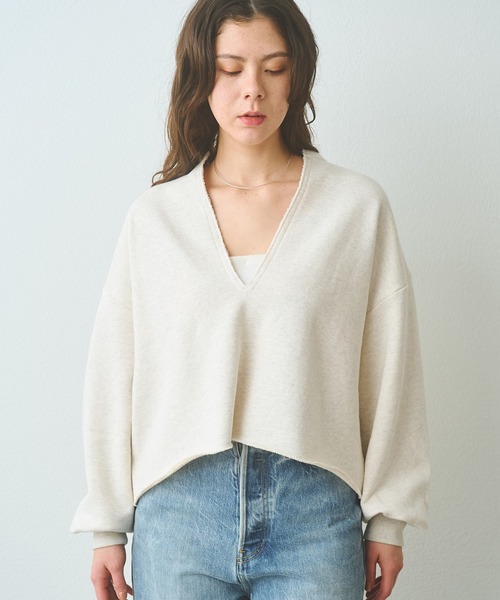 スウェットVネックプルオーバー2（スウェット）｜Whim Gazette