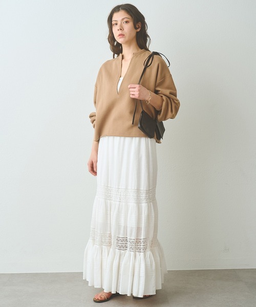 スウェットVネックプルオーバー2（スウェット）｜Whim Gazette