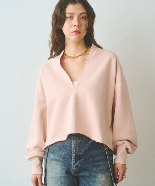 【新品】Whim Gazetteウィムガゼット　スウェットVネックプルオーバー2 スウェットVネックプルオーバー2（スウェット）｜Whim Gazette