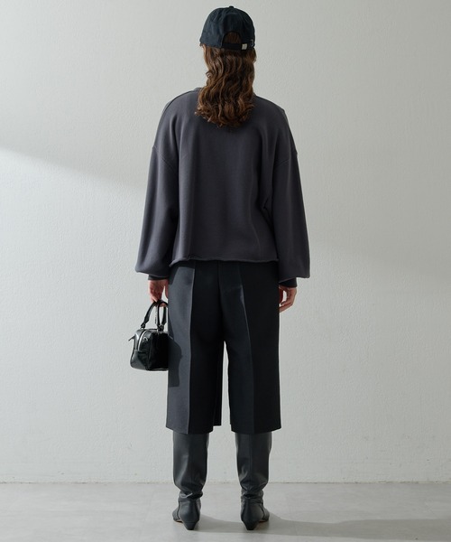 Whim Gazette グレー Vネック スウェット スウェットVネックプルオーバー2（スウェット）｜Whim Gazette