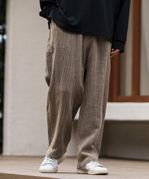 mp13308-Cotton Linen Wide Straight Pants ワイドストレートパンツ