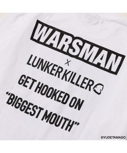 LUNKER KILLER(ランカーキラー)の「"WARSMAN with BASS" BIG L/S-Tee(Tシャツ/カットソー・メンズ・ブラック/ホワイト・XL/L/M)」の16枚目の写真