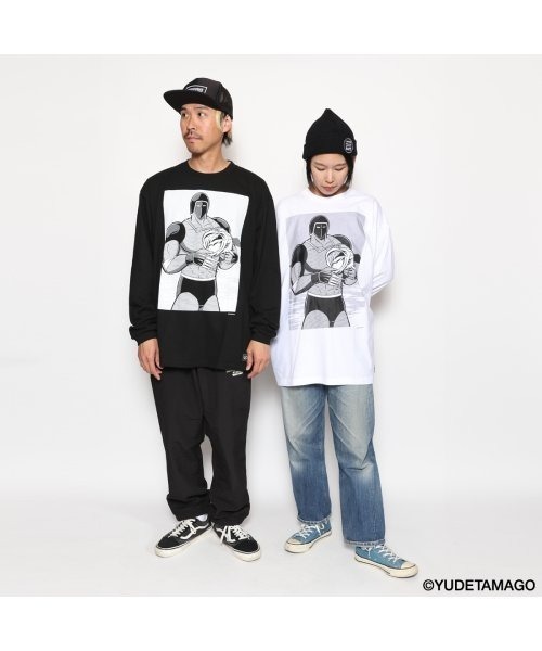 LUNKER KILLER(ランカーキラー)の「"WARSMAN with BASS" BIG L/S-Tee(Tシャツ/カットソー・メンズ・ブラック/ホワイト・XL/L/M)」の8枚目の写真