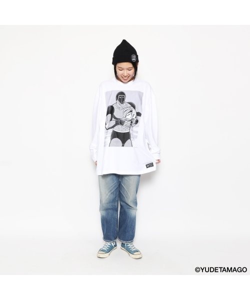 LUNKER KILLER(ランカーキラー)の「"WARSMAN with BASS" BIG L/S-Tee(Tシャツ/カットソー・メンズ・ブラック/ホワイト・XL/L/M)」の17枚目の写真