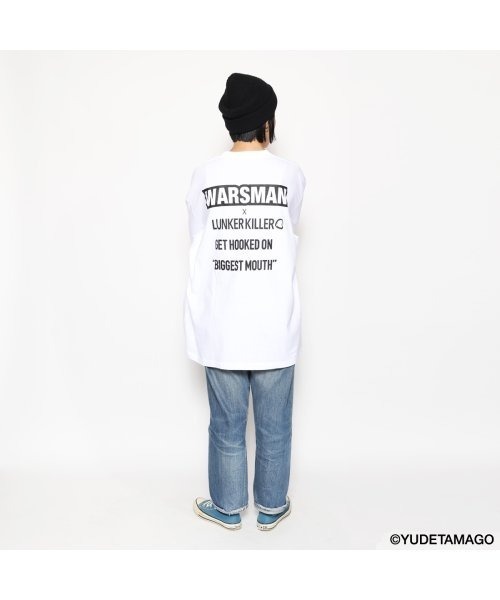 LUNKER KILLER(ランカーキラー)の「"WARSMAN with BASS" BIG L/S-Tee(Tシャツ/カットソー・メンズ・ブラック/ホワイト・XL/L/M)」の18枚目の写真