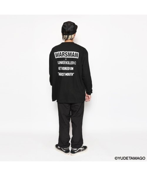 LUNKER KILLER(ランカーキラー)の「"WARSMAN with BASS" BIG L/S-Tee(Tシャツ/カットソー・メンズ・ブラック/ホワイト・XL/L/M)」の11枚目の写真