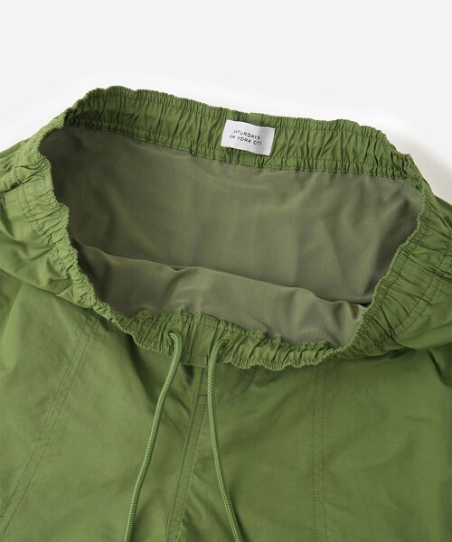 Saturdays NYC(サタデーズ ニューヨークシティ )の「Talley Swim Short(その他パンツ・メンズ・ブラック/オフホワイト・X-SMALL/S/M/L/XL)」の9枚目の写真
