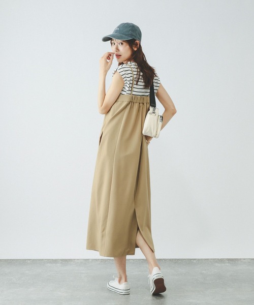 GLOBAL WORK(グローバルワーク)の「選べるシルエットキャミワンピース/253504(ワンピース・レディース・ベージュ系その他3/ブラック/ブラック系その他/ブラウン系その他6/ブラウン系その他7/ベージュ系その他2・LARGE/MEDIUM)」の12枚目の写真