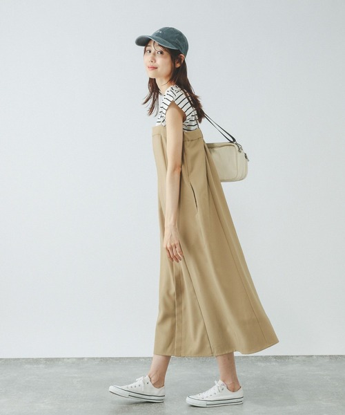 GLOBAL WORK(グローバルワーク)の「選べるシルエットキャミワンピース/253504(ワンピース・レディース・ベージュ系その他3/ブラック/ブラック系その他/ブラウン系その他6/ブラウン系その他7/ベージュ系その他2・LARGE/MEDIUM)」の14枚目の写真