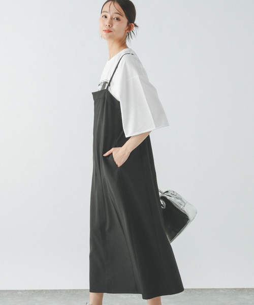 GLOBAL WORK(グローバルワーク)の「選べるシルエットキャミワンピース/253504(ワンピース・レディース・ベージュ系その他3/ブラック/ブラック系その他/ブラウン系その他6/ブラウン系その他7/ベージュ系その他2・LARGE/MEDIUM)」の16枚目の写真
