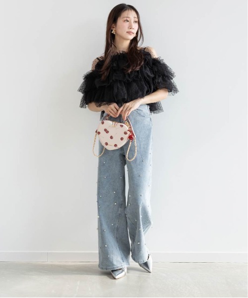 RANDA チェリー2wayバッグ 2WAYチェリープリントハートバックRANDA公式サイト