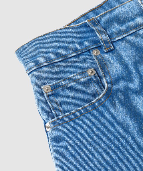 セール】FLOWER PACTHED DENIM / ボーイフレンドパンツ（デニム