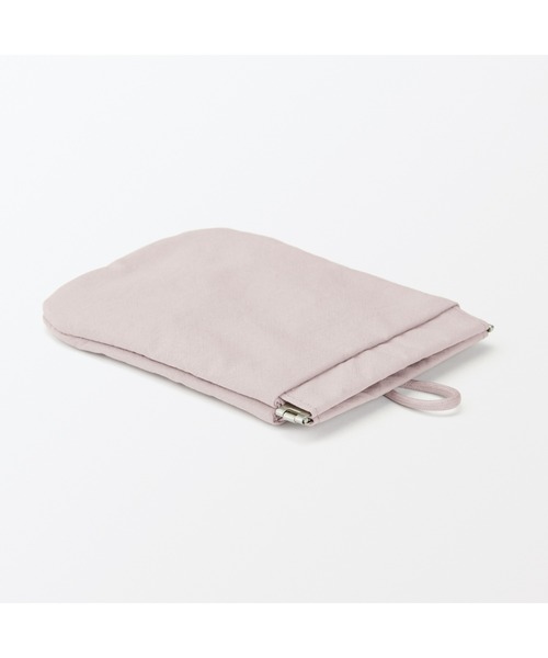 無印良品（ムジルシリョウヒン）の「リンクルナイロン　片手で開くフラットポーチ　Ｓ　約１２．５×１０．３ｃｍ（ポーチ・レディース・ダークグレー/ピンク/グレー・FREE）」の15枚目の写真