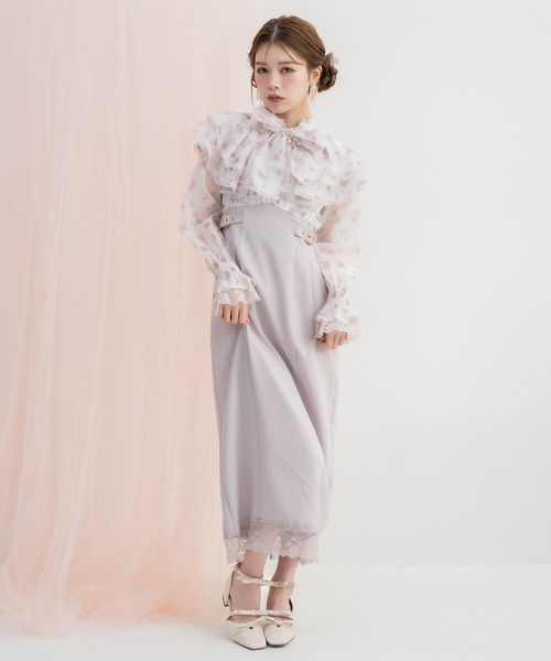 セール】花柄プリントロングワンピース（ワンピース）｜couture
