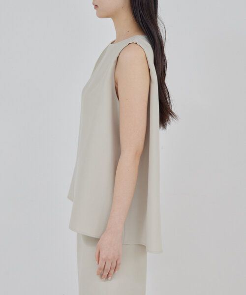 【GALLARDAGALANTE】ショルダータックノースリ GALLARDAGALANTE｜【サイズ展開あり】ショルダータックノースリ