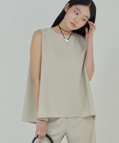 【GALLARDAGALANTE】ショルダータックノースリ ガリャルダガランテ GALLARDAGALANTE ショルダータックノースリ