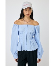 MOUSSY | OFF SHOULDER シャツ(シャツ/ブラウス)