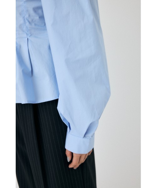 MOUSSY（マウジー）の「OFF SHOULDER シャツ（シャツ/ブラウス・レディース・オフホワイト/ブラック/ライトブルー・1/2）」の15枚目の写真