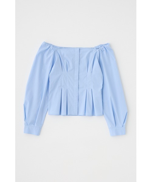 MOUSSY（マウジー）の「OFF SHOULDER シャツ（シャツ/ブラウス・レディース・オフホワイト/ブラック/ライトブルー・1/2）」の18枚目の写真