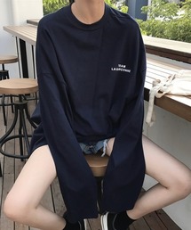 ラフ感が可愛い長袖Tシャツ