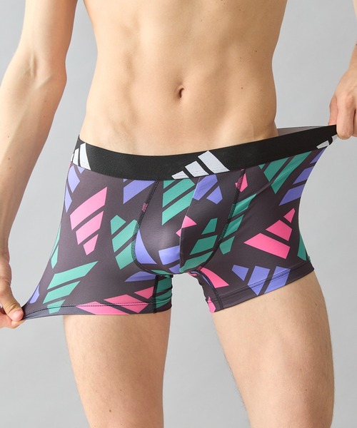 adidas（アディダス）の「adidas/アディダス ボクサーパンツ ブランドロゴ 吸汗速乾（ボクサーパンツ・メンズ・ピンク/レッド・MEDIUM/LARGE）」の5枚目の写真