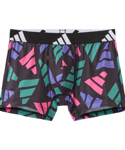 adidas（アディダス）の「adidas/アディダス ボクサーパンツ ブランドロゴ 吸汗速乾（ボクサーパンツ・メンズ・ピンク/レッド・MEDIUM/LARGE）」の9枚目の写真