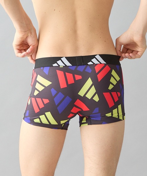 adidas（アディダス）の「adidas/アディダス ボクサーパンツ ブランドロゴ 吸汗速乾（ボクサーパンツ・メンズ・ピンク/レッド・MEDIUM/LARGE）」の12枚目の写真