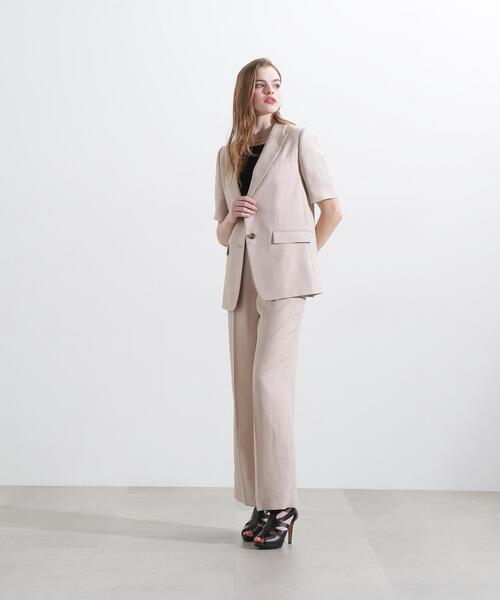 PINKY&DIANNE（ピンキーアンドダイアン）の「◆ハーフスリーブテーラードジャケット（テーラードジャケット・レディース・ピンク/ベージュ系その他・38/36）」の16枚目の写真