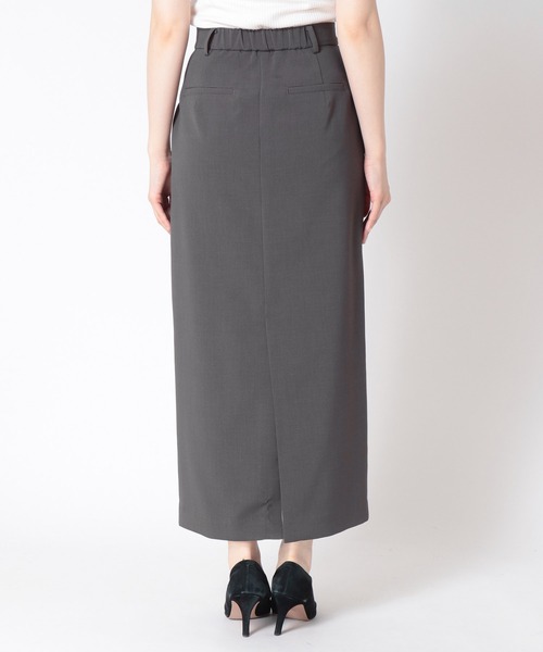 Jines（ジネス）の「ツイミーツイル タックペンシルスカート【セットアップ可】（スカート・レディース・チャコールグレー/ベージュ/モカ・38）」の10枚目の写真